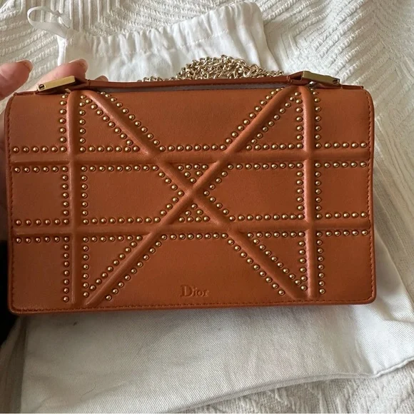 Diorama Studded Mini Bag - Picture 7 of 15